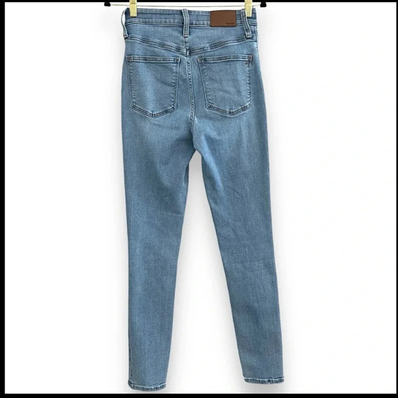 Madewell Curvy Roadtripper Jeans Women's Sz 25 in Benton Wash: Knee-Rip Edition - Picture 3 of 16